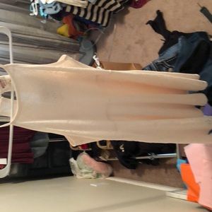 Cream spaghetti strap dress